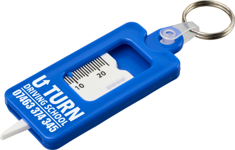 Kym recycled tyre tread check keychain - Image 8