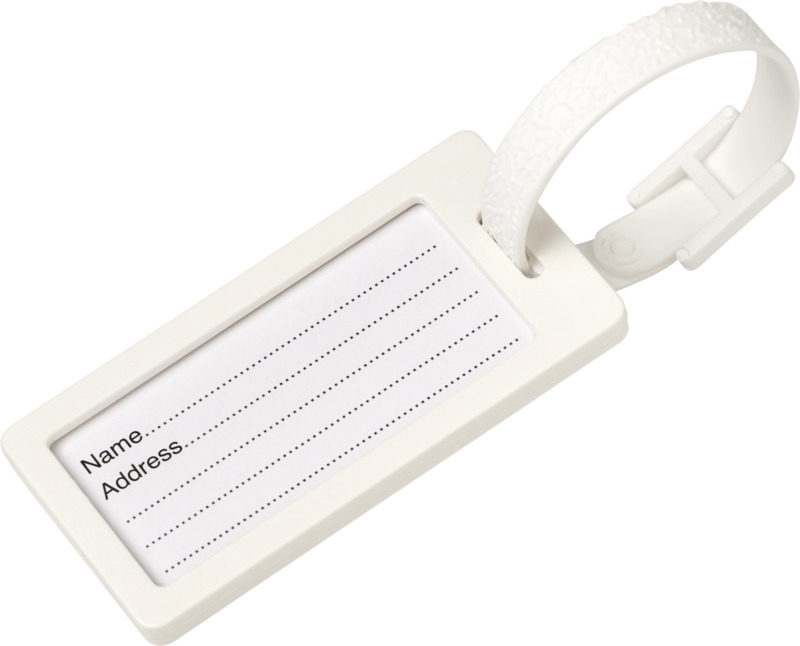 River recycled window luggage tag