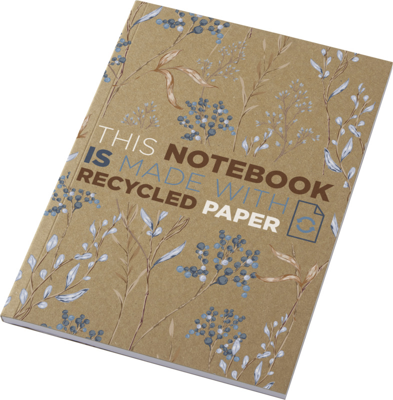 Novella Austen A5 recycled soft cover kraft notebook - 50 sheets 