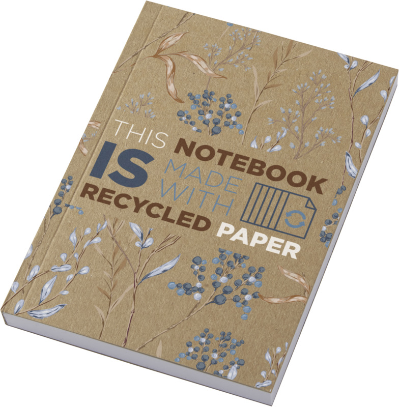 Novella Austen A6 recycled soft cover kraft notebook - 100 sheets