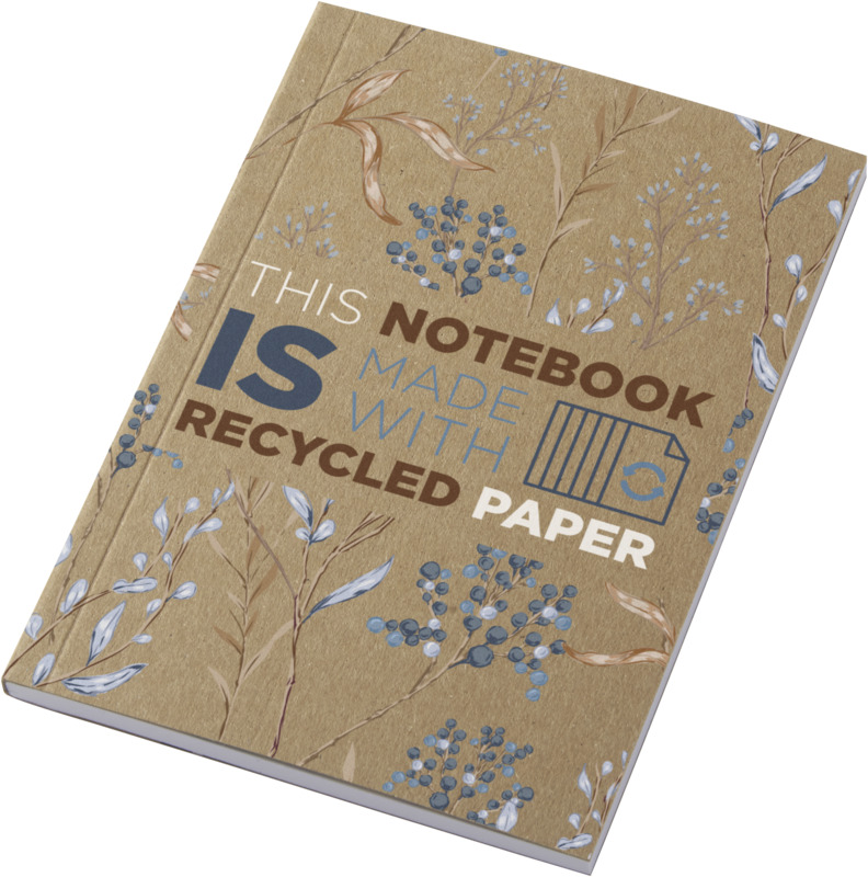 Novella Austen A6 recycled soft cover kraft notebook - 50 sheets