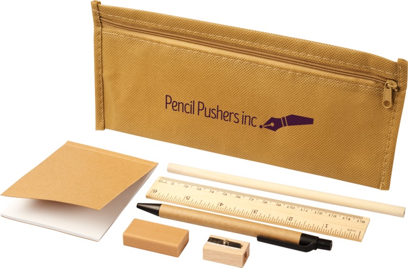 Enviro 7-piece pencil case set - Image 4