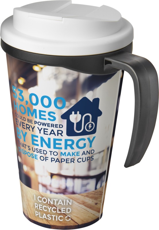 Brite-Americano® Grande 350 ml mug with spill-proof lid - Image 7