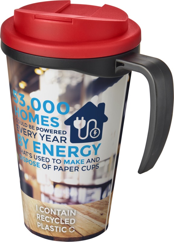Brite-Americano® Grande 350 ml mug with spill-proof lid - Image 13