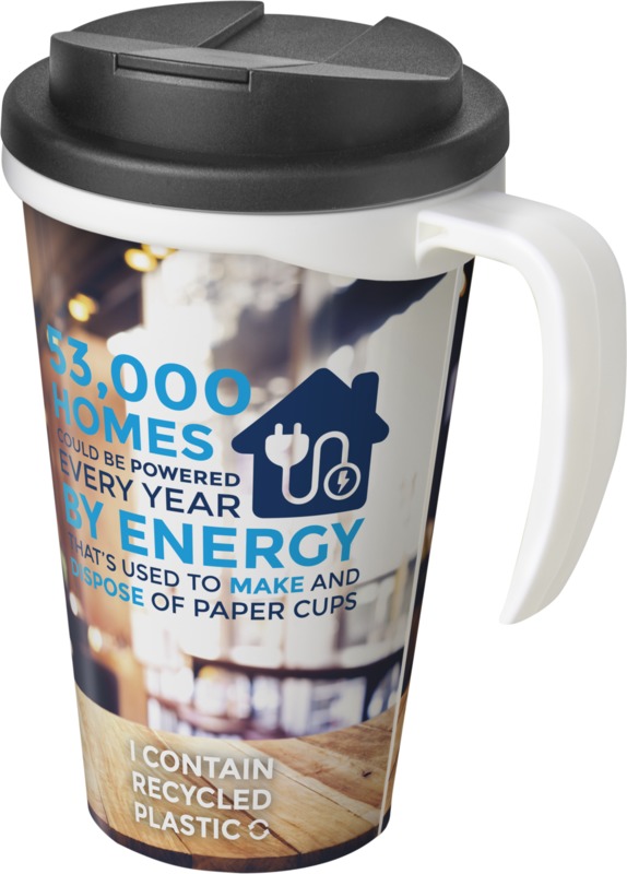 Brite-Americano® Grande 350 ml mug with spill-proof lid - Image 37