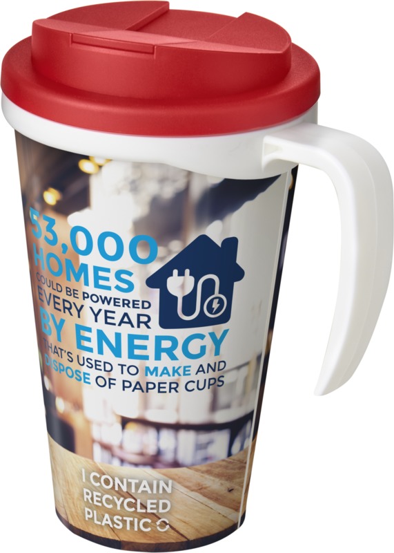 Brite-Americano® Grande 350 ml mug with spill-proof lid - Image 49