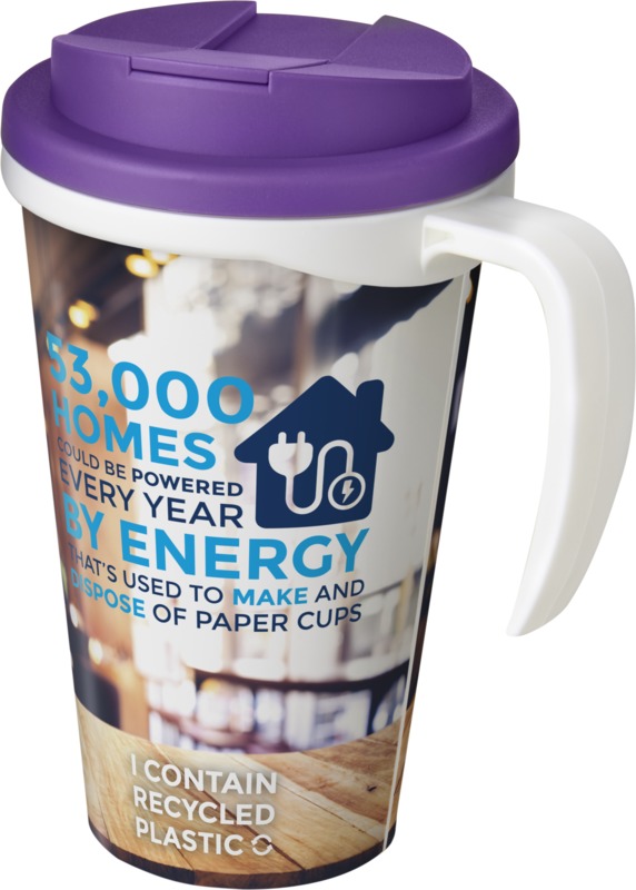 Brite-Americano® Grande 350 ml mug with spill-proof lid - Image 67