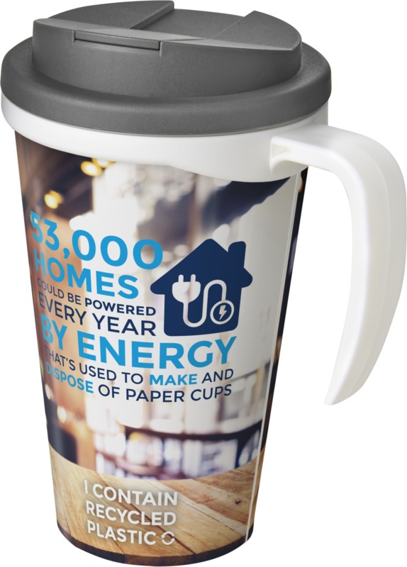 Brite-Americano® Grande 350 ml mug with spill-proof lid - Image 79