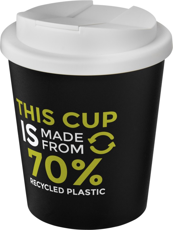 Americano® Espresso Eco 250 ml recycled tumbler with spill-proof lid - Image 5
