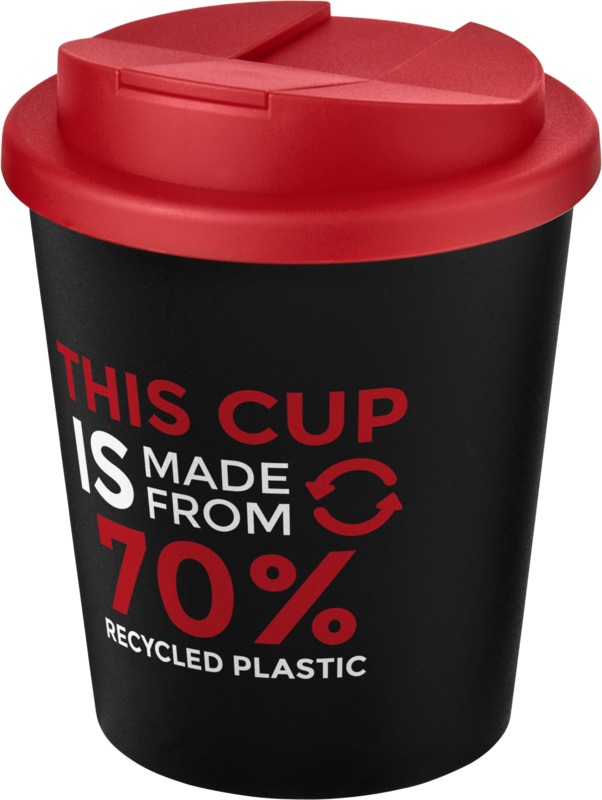 Americano® Espresso Eco 250 ml recycled tumbler with spill-proof lid - Image 10