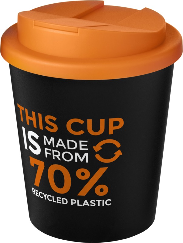 Americano® Espresso Eco 250 ml recycled tumbler with spill-proof lid - Image 15