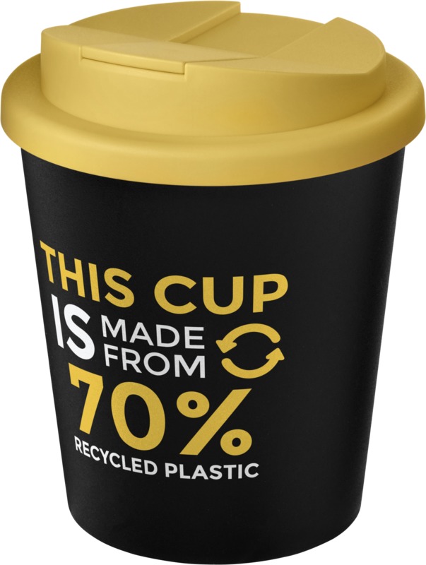 Americano® Espresso Eco 250 ml recycled tumbler with spill-proof lid - Image 20