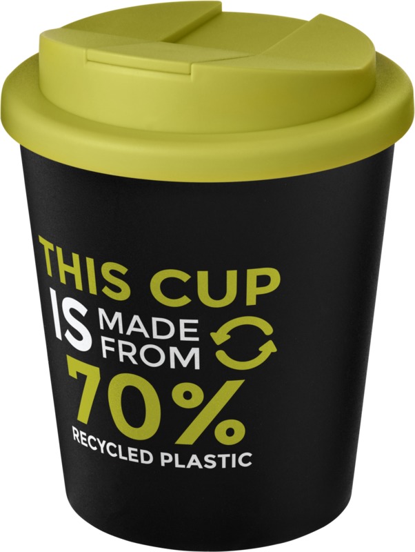 Americano® Espresso Eco 250 ml recycled tumbler with spill-proof lid - Image 25