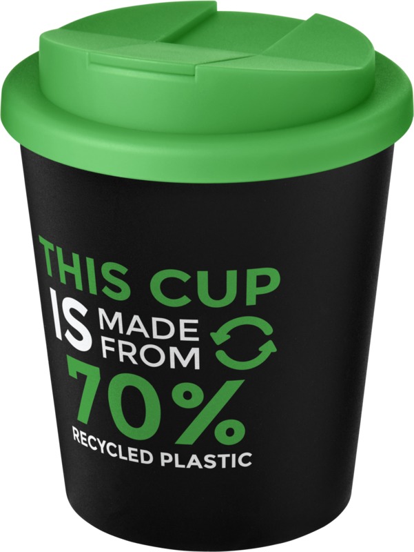 Americano® Espresso Eco 250 ml recycled tumbler with spill-proof lid - Image 30