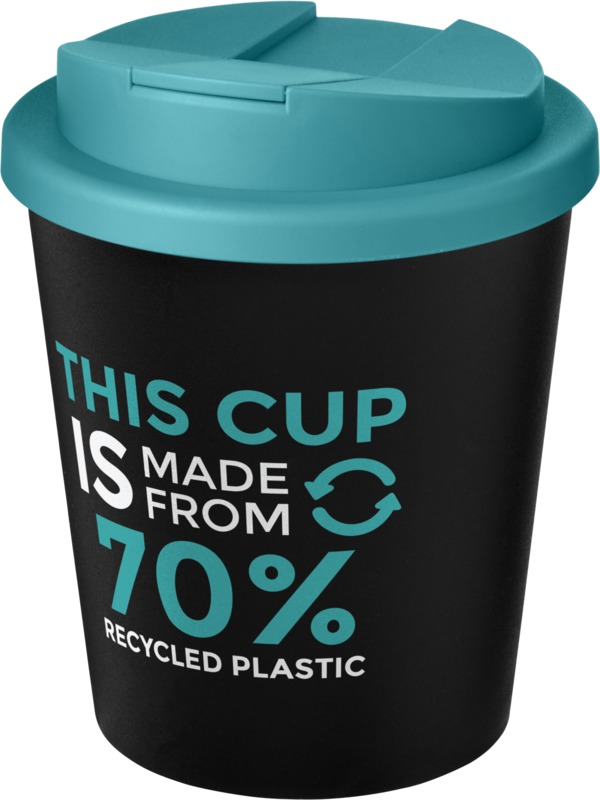 Americano® Espresso Eco 250 ml recycled tumbler with spill-proof lid - Image 45