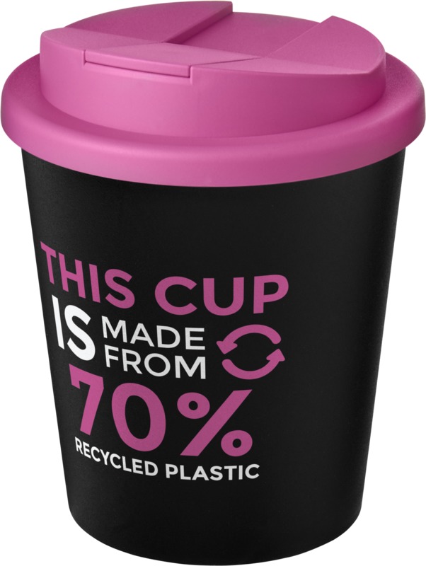 Americano® Espresso Eco 250 ml recycled tumbler with spill-proof lid - Image 55
