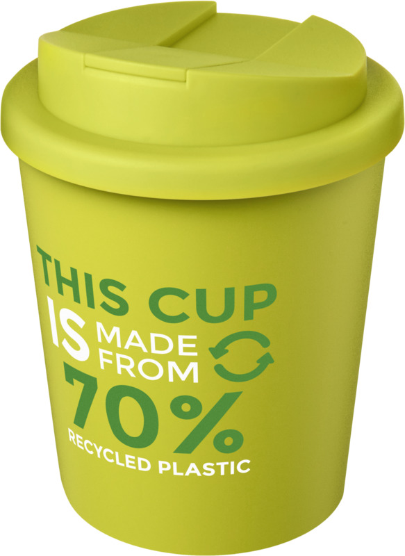 Americano® Espresso Eco 250 ml recycled tumbler with spill-proof lid - Image 80