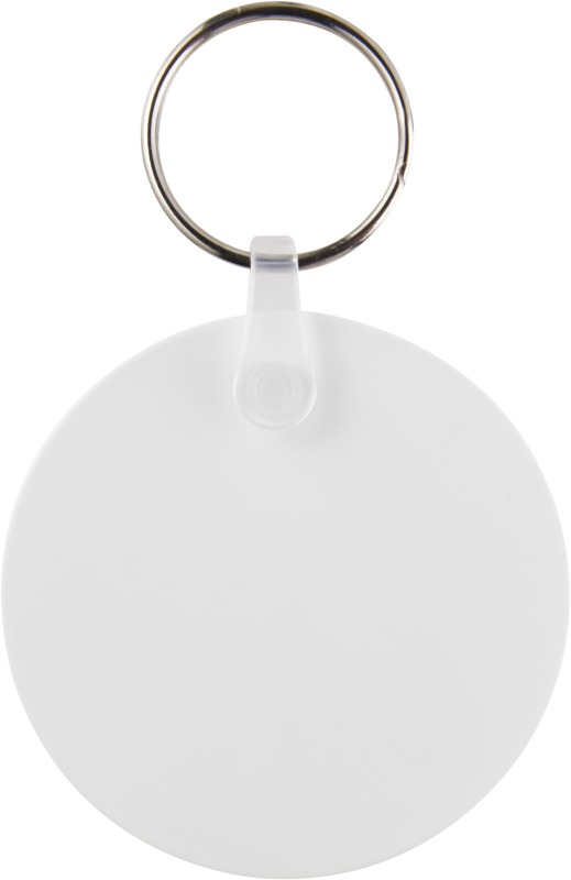 Tait circle-shaped recycled keychain - Image 2