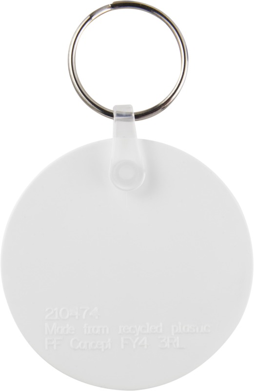 Tait circle-shaped recycled keychain - Image 3
