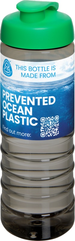 H2O Active® Eco Treble 750 ml flip lid sport bottle - Image 16