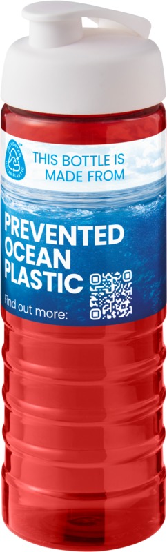 H2O Active® Eco Treble 750 ml flip lid sport bottle - Image 40