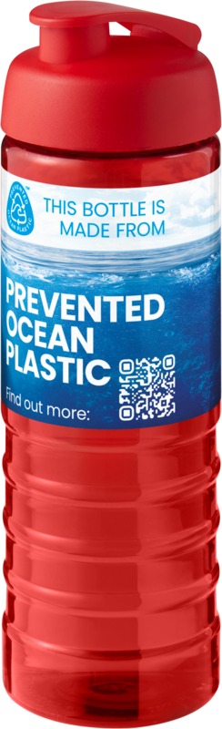 H2O Active® Eco Treble 750 ml flip lid sport bottle - Image 44