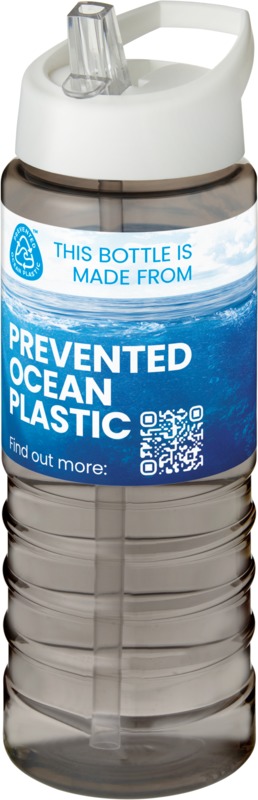 H2O Active® Eco Treble 750 ml spout lid sport bottle - Image 8