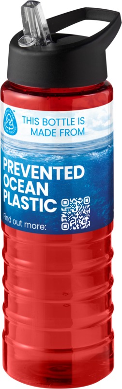 H2O Active® Eco Treble 750 ml spout lid sport bottle - Image 28