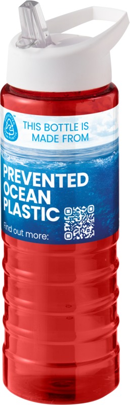 H2O Active® Eco Treble 750 ml spout lid sport bottle - Image 32