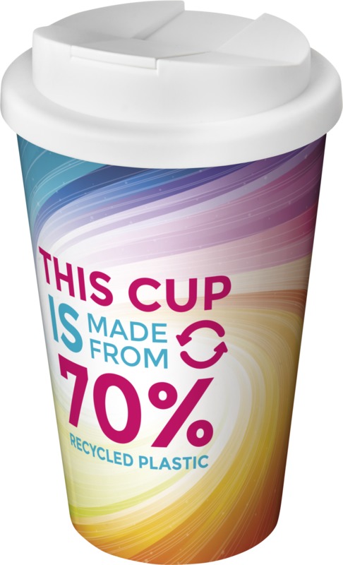 Brite-Americano® Eco 350 ml spill-proof insulated tumbler