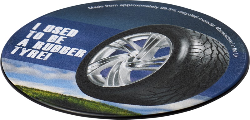 Brite-Mat® round coaster with tyre material - Image 4