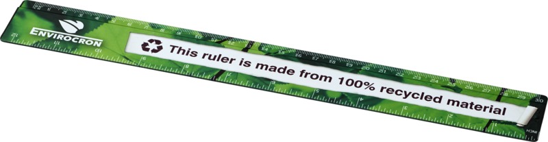 Terran 30 cm ruler from 100% recycled plastic