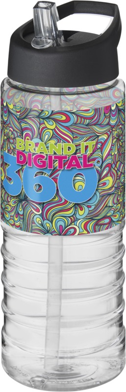 H2O Active® Treble 750 ml spout lid sport bottle - Image 3