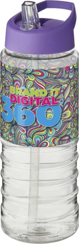 H2O Active® Treble 750 ml spout lid sport bottle - Image 33