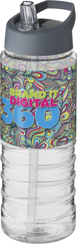 H2O Active® Treble 750 ml spout lid sport bottle - Image 42