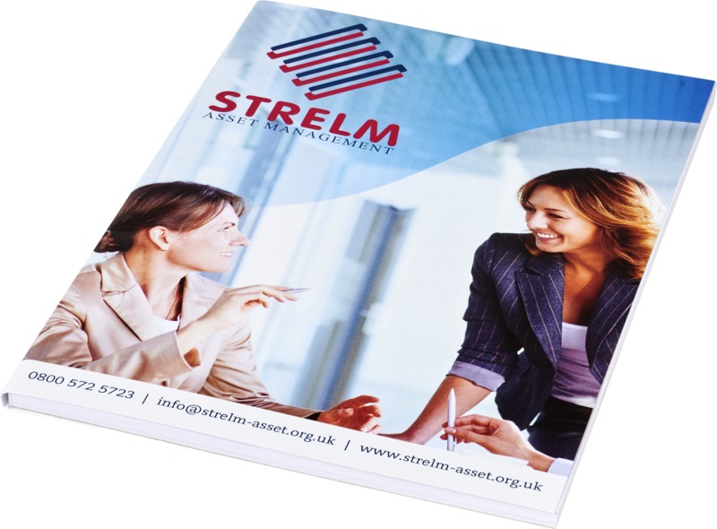 Desk-Mate® A5 notepad wrap over cover