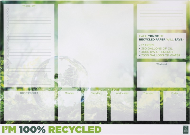 Desk-Mate® A2 recycled notepad - Image 2