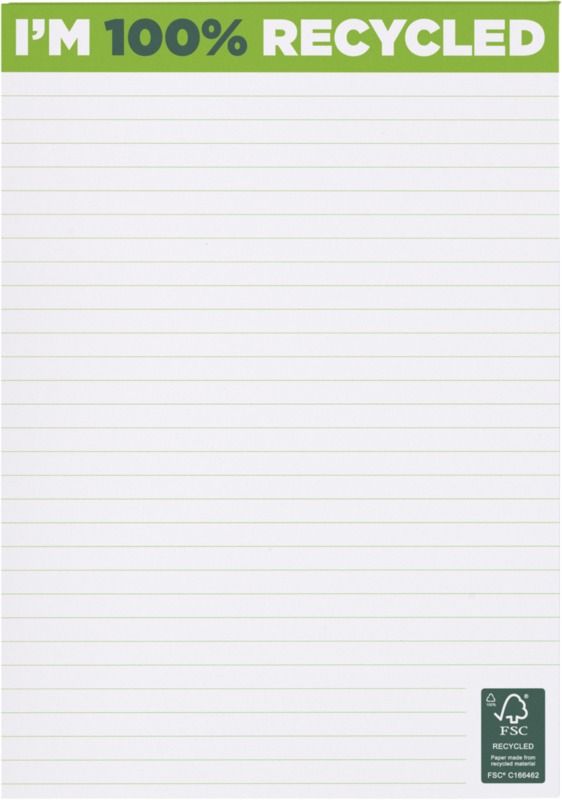 Desk-Mate® A5 recycled notepad - Image 2