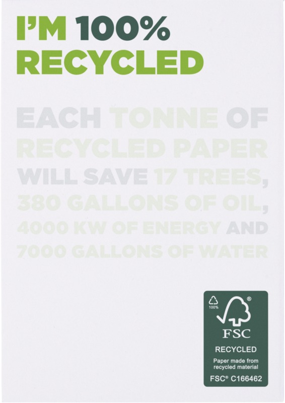 Desk-Mate® A7 recycled notepad - Image 2