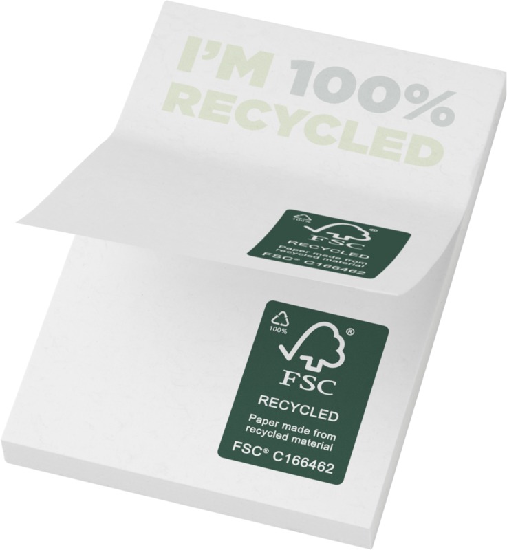 Sticky-Mate® recycled sticky notes 50 x 75 mm