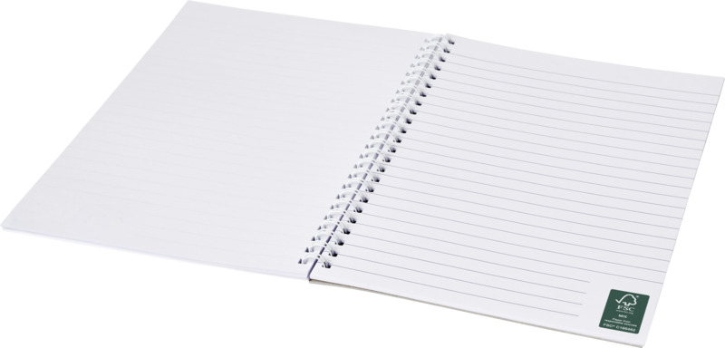 Desk-Mate® A4 spiral notebook with printed back cover - Image 4