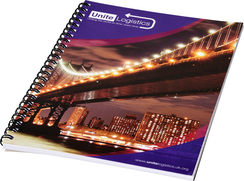 Desk-Mate® A4 spiral notebook with printed back cover - Image 6