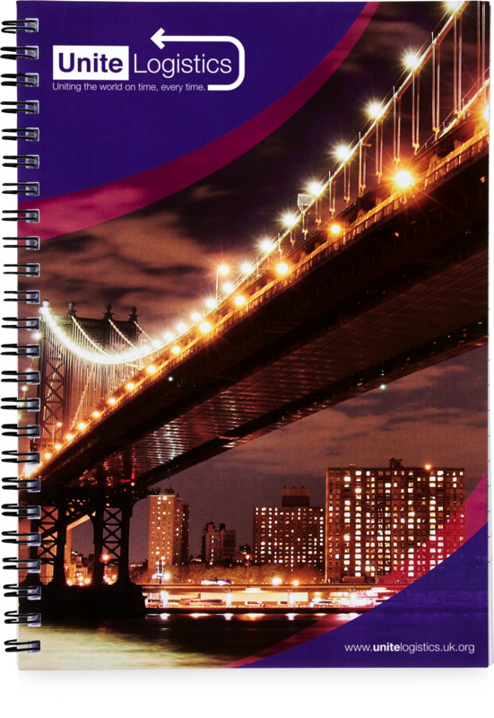 Desk-Mate® A4 spiral notebook with printed back cover - Image 7