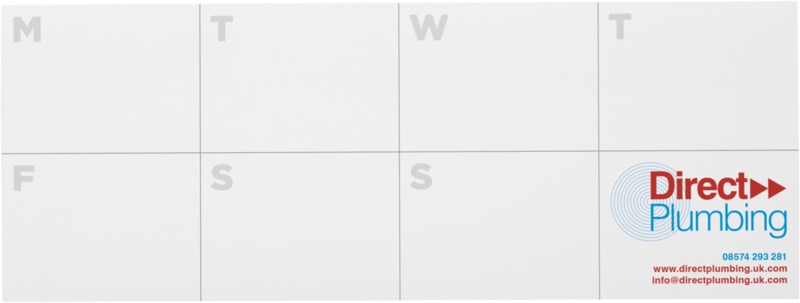 Sticky-Mate® recycled sticky notes with printed planner - Image 2