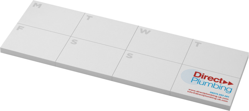 Sticky-Mate® recycled sticky notes with printed planner - Image 4