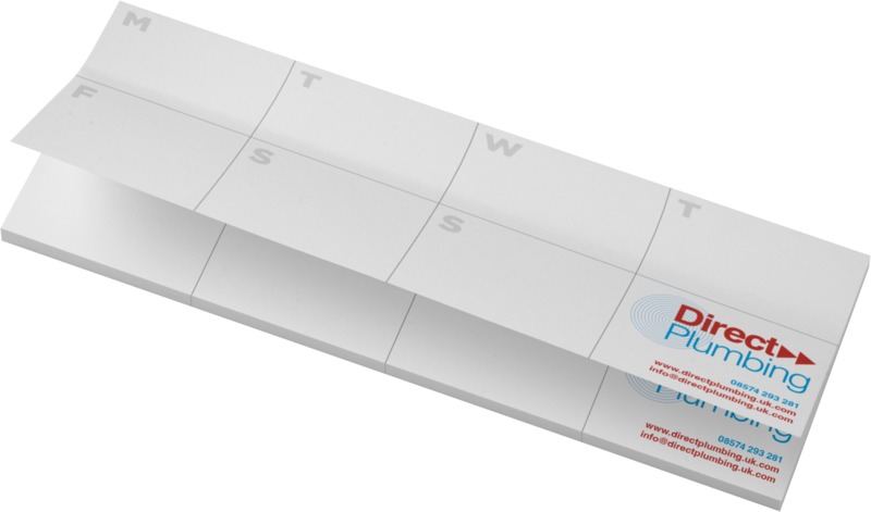 Sticky-Mate® recycled sticky notes with printed planner - Image 3