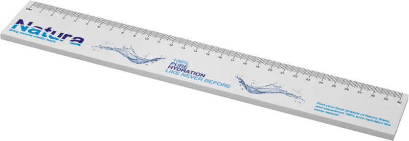 Sticky-Mate® recycled sticky notes with printed 30 cm ruler