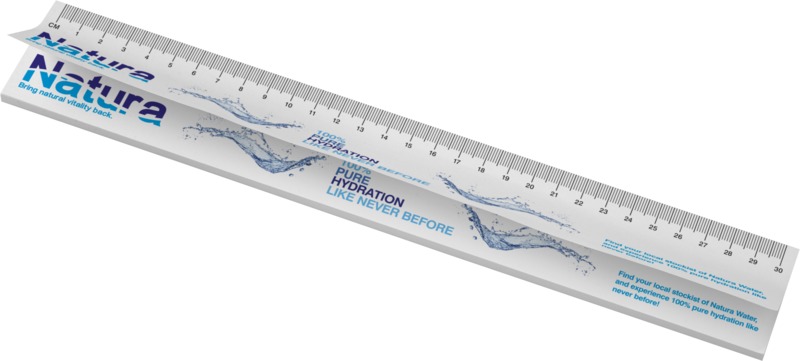Sticky-Mate® recycled sticky notes with printed 30 cm ruler - Image 3