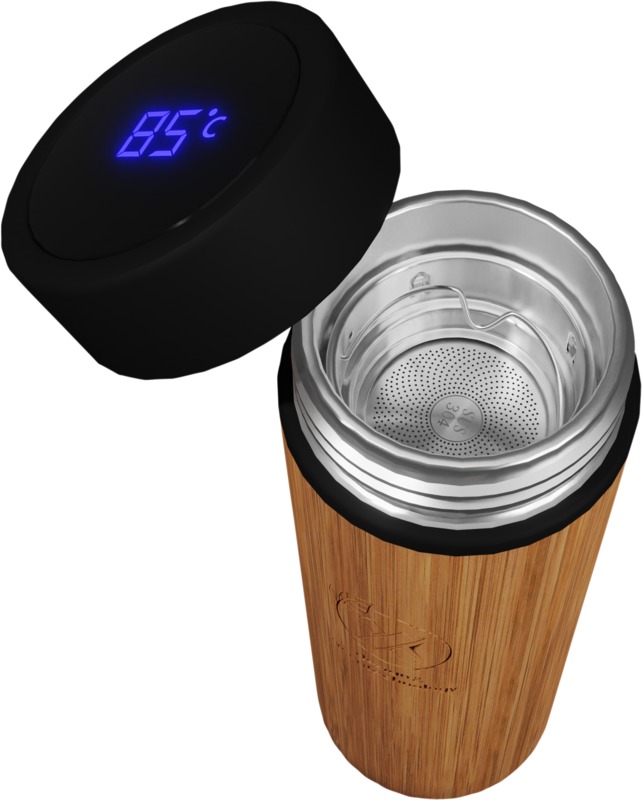 SCX.design D11 500 ml bamboo smart bottle - Image 4