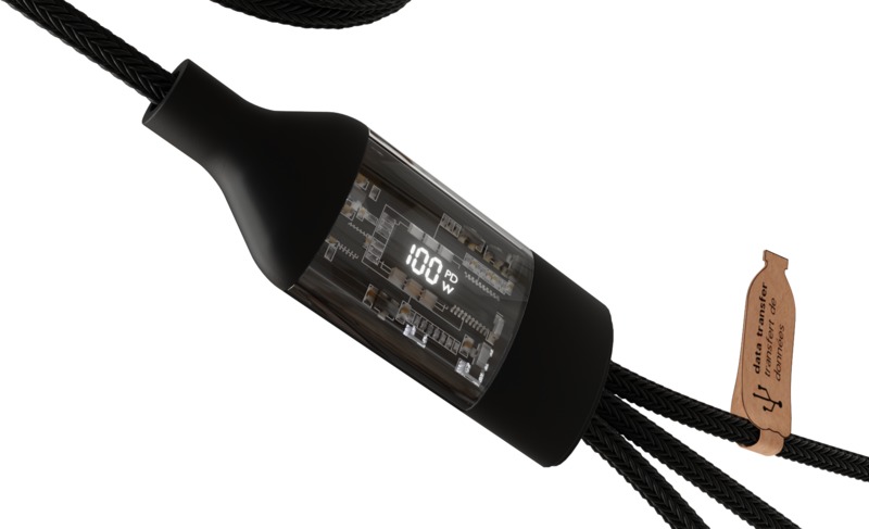 SCX.design C50 5-in-1 fast charging 100W/5A cable with digital display - Image 4
